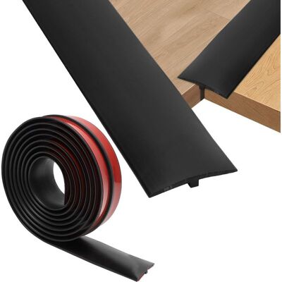 Vision Profilé De Transition Auto-adhésif, 5 × 300 Cm, Pour Seuils De Porte, Pvc, Profilé De Transition, Auto-adhésif, Pour Joints De Sol, Parquet, Stratifié (noir) - Publicité Vision Profilé De Transition Auto-adhésif, 5 × 300 Cm, Pour Seuils De Porte, Pvc, Profilé De Transition, Auto-adhésif, Pour Joints De Sol, Parquet, Stratifié (noir) - Publicité