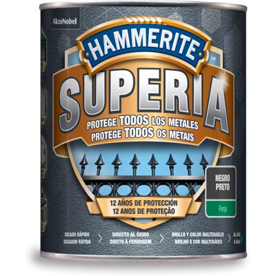 HAMMERITE Superia Forging Black 0.7 - Publicité HAMMERITE Superia Forging Black 0.7 - Publicité