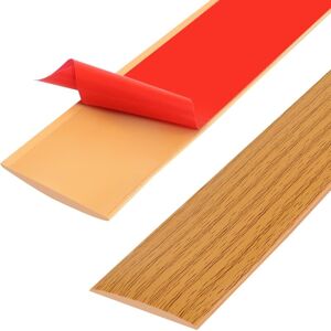 MACPLAST 1 Bande De Seuil Pvc 400cm Auto-adhésive Grain De Bois Jaune Pour Transition Sol Stratifié Et Moquette - Publicité MACPLAST 1 Bande De Seuil Pvc 400cm Auto-adhésive Grain De Bois Jaune Pour Transition Sol Stratifié Et Moquette - Publicité
