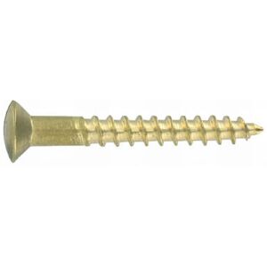 Rotofor - 10 Vis Bois Tête Fraisée Bombée Fendue Din95 Laiton - Diamètre 3,5 Mm - Longueur 30 Mm - Publicité Rotofor - 10 Vis Bois Tête Fraisée Bombée Fendue Din95 Laiton - Diamètre 3,5 Mm - Longueur 30 Mm - Publicité