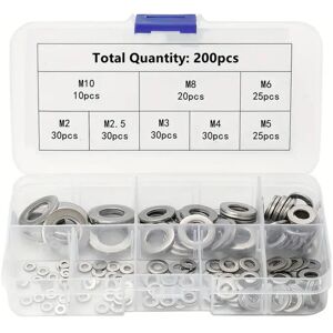 OEM 1080pcs Rondelles De Calage 11 Tailles A2-70 En Acier Inoxydable Assortiment De Rondelles Plates Et De Rondelles De Blocage (m2 M2.5 M3 M4 M5 M6 M8 M10 M12 M14 M16) - Publicité OEM 1080pcs Rondelles De Calage 11 Tailles A2-70 En Acier Inoxydable Assortiment De Rondelles Plates Et De Rondelles De Blocage (m2 M2.5 M3 M4 M5 M6 M8 M10 M12 M14 M16) - Publicité