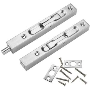 OEM 2 Pièces Loquet Caché De Porte, Loquets Coulissants De Porte 15cm, Loquet Dissimulé En 304 Acier Inoxydable, Door Flush Bolt Pour Tous Les Types De Portes En Bois - Publicité OEM 2 Pièces Loquet Caché De Porte, Loquets Coulissants De Porte 15cm, Loquet Dissimulé En 304 Acier Inoxydable, Door Flush Bolt Pour Tous Les Types De Portes En Bois - Publicité