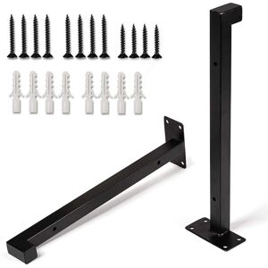 Fitags - 2pcs Support D'Étagère Mural Rétro30cm Équerre Pour Étagere Murale Industrielle Equerre Mural Support Noire Équerre Fixation Étagere Métal Pour Cuisine Atelier Boutique, Charge Maximale 35kg - Publicité Fitags - 2pcs Support D'Étagère Mural Rétro30cm Équerre Pour Étagere Murale Industrielle Equerre Mural Support Noire Équerre Fixation Étagere Métal Pour Cuisine Atelier Boutique, Charge Maximale 35kg - Publicité