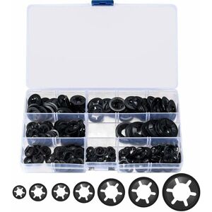 Aimoonsa - 340 Pcs Rondelles Starlock, Rondelles De Blocage, Rondelles Verrouillage, Vitesse Pousser Des Clips De Vitesse Fixations Rondelles - M3/m4/m5/m6/m8/m10/m12, Noir - Publicité Aimoonsa - 340 Pcs Rondelles Starlock, Rondelles De Blocage, Rondelles Verrouillage, Vitesse Pousser Des Clips De Vitesse Fixations Rondelles - M3/m4/m5/m6/m8/m10/m12, Noir - Publicité