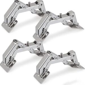 Linghhang - 4 Pcs Charnière De Porte D'Armoire Charnière De Porte Charnière D'Armoire À 170 Degrés Charnière Invisible Pour Armoire De Cuisine Charnière De Porte Grand Angle Ensemble De 4 Pièces Avec Amortissemen - Publicité Linghhang - 4 Pcs Charnière De Porte D'Armoire Charnière De Porte Charnière D'Armoire À 170 Degrés Charnière Invisible Pour Armoire De Cuisine Charnière De Porte Grand Angle Ensemble De 4 Pièces Avec Amortissemen - Publicité