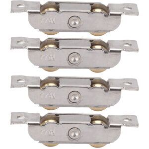 AIMOONSA 4 Pièces Porte Coulissante Tandem Rouleau Assemblage Acier Inoxydable Cuivre Roulement À Billes Porte Rouleau Pour Porte En Verre (roue Concave) - Publicité AIMOONSA 4 Pièces Porte Coulissante Tandem Rouleau Assemblage Acier Inoxydable Cuivre Roulement À Billes Porte Rouleau Pour Porte En Verre (roue Concave) - Publicité