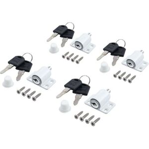IKODM 4pcs Verrous De Fenêtre Porte Coulissante - Embrailleur Bloc Baie Vitrée Coulissante - Verrouillage Coulissant - Serrure Porte Coulissant Restricteur Avec Clé Pour Enfants Bébé Sécurité - Blanc - Publicité IKODM 4pcs Verrous De Fenêtre Porte Coulissante - Embrailleur Bloc Baie Vitrée Coulissante - Verrouillage Coulissant - Serrure Porte Coulissant Restricteur Avec Clé Pour Enfants Bébé Sécurité - Blanc - Publicité