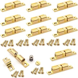 Ahlsen - Laiton Double Loqueteau À Billes 12 Pièces Crochet Porte Loqueteau Fermeture Loquetaux Fermeture Loqueteau À Double Bille Serrure Porte Coulissante Pour Fermeture De Placard Et Meuble - Publicité Ahlsen - Laiton Double Loqueteau À Billes 12 Pièces Crochet Porte Loqueteau Fermeture Loquetaux Fermeture Loqueteau À Double Bille Serrure Porte Coulissante Pour Fermeture De Placard Et Meuble - Publicité