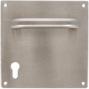 AMIG Poignées sur plaque à cylindre 3CB 180 x 180 mm Acier inoxydable AISI 304 Mat - Publicité AMIG Poignées sur plaque à cylindre 3CB 180 x 180 mm Acier inoxydable AISI 304 Mat - Publicité