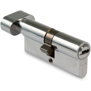 AMIG Cylindre 9800 BOUTON 80 (35M-45) Laiton Chromé brillant - Publicité AMIG Cylindre 9800 BOUTON 80 (35M-45) Laiton Chromé brillant - Publicité