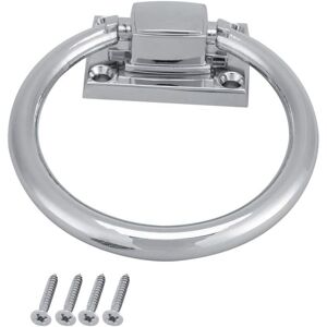 YMYNY Anneau de Traction Poignée de Porte Acier Inoxydable Argent Brillant Anneau de Traction en métal chromé Rond heurtoir de Porte en Bois intégré Chaise - Publicité YMYNY Anneau de Traction Poignée de Porte Acier Inoxydable Argent Brillant Anneau de Traction en métal chromé Rond heurtoir de Porte en Bois intégré Chaise - Publicité