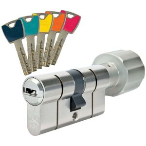 Cylindre à bouton P12RPS 30boutonx30 alu avec 5 clés couleurs réversibles Abus - Publicité Cylindre à bouton P12RPS 30boutonx30 alu avec 5 clés couleurs réversibles Abus - Publicité