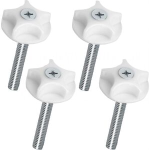 BEBUSINGOTO 4 boulons de tête de lit M8 Fixations de tête de lit Boulon de lit Vis de tête de lit lourdes et rondelles - Publicité BEBUSINGOTO 4 boulons de tête de lit M8 Fixations de tête de lit Boulon de lit Vis de tête de lit lourdes et rondelles - Publicité