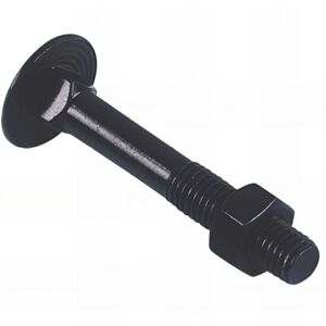 Fixtout - Boulon tête ronde collet carré 6 x 60 mm trcc Zingué noir - Boite de 100 pcs BTRCC0606006B - Publicité Fixtout - Boulon tête ronde collet carré 6 x 60 mm trcc Zingué noir - Boite de 100 pcs BTRCC0606006B - Publicité