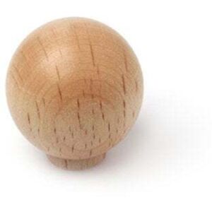 REI - Lot de 6 boutons de meuble Boule hêtre bois H.32 x l.29 x P.29 mm - Publicité REI - Lot de 6 boutons de meuble Boule hêtre bois H.32 x l.29 x P.29 mm - Publicité
