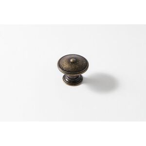 REI - Bouton de meuble Rond vieil or zamak H.24 x l.30 x P.30 mm - Publicité REI - Bouton de meuble Rond vieil or zamak H.24 x l.30 x P.30 mm - Publicité