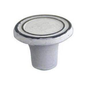 Ateliers 28 - Bouton Meuble Blanc Métal B Beauty Ø37mm - Publicité Ateliers 28 - Bouton Meuble Blanc Métal B Beauty Ø37mm - Publicité