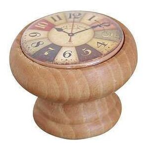 ATELIERS 28 Bouton Meuble Bois Clock Multicolore Ø40mm - B Beauty - Publicité ATELIERS 28 Bouton Meuble Bois Clock Multicolore Ø40mm - B Beauty - Publicité
