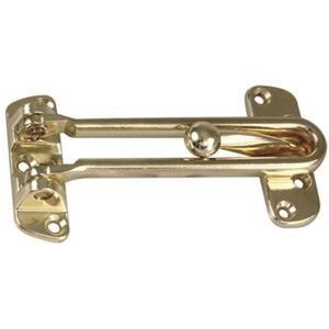Arrêt de porte en laiton doré - 120 mm - Chaîne de sécurité en laiton - Publicité Arrêt de porte en laiton doré - 120 mm - Chaîne de sécurité en laiton - Publicité