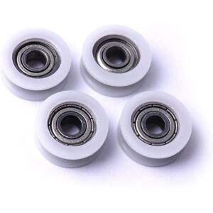 Ccykxa Roulettes Rainurées En Nylon, Pour Poteaux D'Angle De Portail Coulissant, Tiroirs, 23,9 X 5,9 - Publicité Ccykxa Roulettes Rainurées En Nylon, Pour Poteaux D'Angle De Portail Coulissant, Tiroirs, 23,9 X 5,9 - Publicité