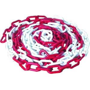 Chaine plastique Rouge/Blanche Nø8 - 25ml - Taliaplast - 530100 - Publicité Chaine plastique Rouge/Blanche Nø8 - 25ml - Taliaplast - 530100 - Publicité