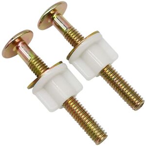 LAOA Ensemble de boulons et vis pour siège de toilette universel Boulons de charnière de siège de toilette robustes avec écrous en plastique et rondelles - Publicité LAOA Ensemble de boulons et vis pour siège de toilette universel Boulons de charnière de siège de toilette robustes avec écrous en plastique et rondelles - Publicité