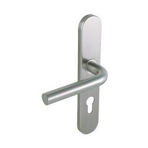 Ensemble de poignées de porte LINOX 491/6327 - ASSA ABLOY BEZAULT Argent Porte palière clé i à droite - Publicité Ensemble de poignées de porte LINOX 491/6327 - ASSA ABLOY BEZAULT Argent Porte palière clé i à droite - Publicité