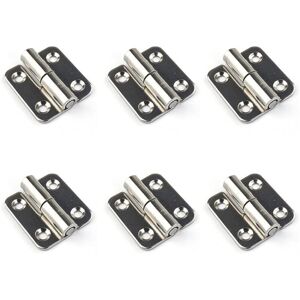 LINGHHANG (gauche)6 Charnières Amovibles 1,5' Petits Joints Coulissants Charnières De Porte Amovibles En Acier Inoxydable 304 Gaucher - Publicité LINGHHANG (gauche)6 Charnières Amovibles 1,5' Petits Joints Coulissants Charnières De Porte Amovibles En Acier Inoxydable 304 Gaucher - Publicité