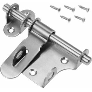 DTEKGAZ La Porte Coulissante D'Acier Inoxydable Attrape Les Attrapes De Porte De Sécurité Avec Des Vis Pour La Porte De Salle De Bains Porte En Bois Porte D'Animal Familier Chambre À Coucher - Publicité DTEKGAZ La Porte Coulissante D'Acier Inoxydable Attrape Les Attrapes De Porte De Sécurité Avec Des Vis Pour La Porte De Salle De Bains Porte En Bois Porte D'Animal Familier Chambre À Coucher - Publicité