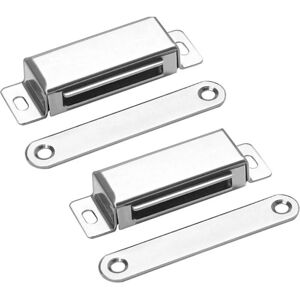 Lntyq - 2 Pièces Aimant Porte Placard Loqueteaux Magnétiques Loquet Magnétiques De Pour Meuble Robuste Pour Tiroirs, Porte De Douche, Armoire - Publicité Lntyq - 2 Pièces Aimant Porte Placard Loqueteaux Magnétiques Loquet Magnétiques De Pour Meuble Robuste Pour Tiroirs, Porte De Douche, Armoire - Publicité