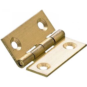 Hettich - Lot de 2 charnières universelles laiton pour meuble, L.38 x l.32 mm - Publicité Hettich - Lot de 2 charnières universelles laiton pour meuble, L.38 x l.32 mm - Publicité