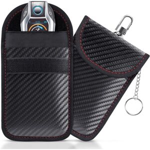 MCBOSON Lot De 2 Mini Etui Anti Rfid Clé Voiture Portable, Pochette Anti Rfid Cle Voiture, Etui Blocage Rfid Pour Clef Voiture Keyless, Protection Antivol - Publicité MCBOSON Lot De 2 Mini Etui Anti Rfid Clé Voiture Portable, Pochette Anti Rfid Cle Voiture, Etui Blocage Rfid Pour Clef Voiture Keyless, Protection Antivol - Publicité