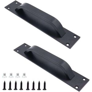 Alovez - Lot De 2 Poignées De Porte Coulissantes En Alliage D'Aluminium Pour Porte Coupe-feu, Poignées De Porte D'Armoire, Poignées De Porte De Placard, Ouverture Par Poussoir,20cmx4cm,couleur Noire - Publicité Alovez - Lot De 2 Poignées De Porte Coulissantes En Alliage D'Aluminium Pour Porte Coupe-feu, Poignées De Porte D'Armoire, Poignées De Porte De Placard, Ouverture Par Poussoir,20cmx4cm,couleur Noire - Publicité