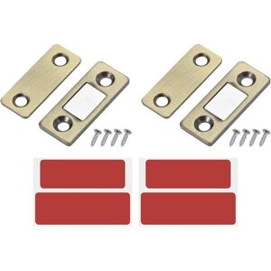 ANGEL CERDA Lot de 2 serrures magnétiques pour armoires, tiroirs, portes coulissantes pour placards de cuisine, vert antique - Publicité ANGEL CERDA Lot de 2 serrures magnétiques pour armoires, tiroirs, portes coulissantes pour placards de cuisine, vert antique - Publicité