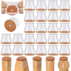 TIGREZY Lot De 24 Protections De Pieds De Chaise En Silicone Pour Parquet, Carrelage, Bois, Feutre, Antidérapants, Anti-bruit (3,3 À 5 Cm) - Publicité TIGREZY Lot De 24 Protections De Pieds De Chaise En Silicone Pour Parquet, Carrelage, Bois, Feutre, Antidérapants, Anti-bruit (3,3 À 5 Cm) - Publicité