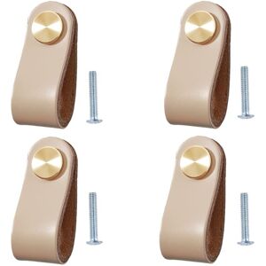 BEIJIYI Lot De 4 Poignée Meuble Cuir, Bouton De Portes Placard Poignee Cuir Bouton De Tiroir, Poignee De Meuble Vintage Pour Armoires, Commode, Cuisine, Salle De Bain (kaki) - Publicité BEIJIYI Lot De 4 Poignée Meuble Cuir, Bouton De Portes Placard Poignee Cuir Bouton De Tiroir, Poignee De Meuble Vintage Pour Armoires, Commode, Cuisine, Salle De Bain (kaki) - Publicité