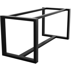 Metalopro - Pieds De Table En Métal Noir Forme Trapèze – Acier Robuste Avec Vis Et Patins Pour Table Basse, Salle À Manger, Salon 120x70x72 Cm - Publicité Metalopro - Pieds De Table En Métal Noir Forme Trapèze – Acier Robuste Avec Vis Et Patins Pour Table Basse, Salle À Manger, Salon 120x70x72 Cm - Publicité