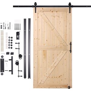 Mophorn - Kit De Porte De Grange Et De Quincaillerie, Porte Coulissante En Bois De 42' X 84', Fonctionnement Fluide Et Silencieux, Comprend Un Guide Et Une Poignée Au Sol 8 En 1 - Publicité Mophorn - Kit De Porte De Grange Et De Quincaillerie, Porte Coulissante En Bois De 42' X 84', Fonctionnement Fluide Et Silencieux, Comprend Un Guide Et Une Poignée Au Sol 8 En 1 - Publicité
