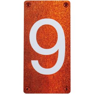 NOVAP Numéro de maison - N°9 - effet acier rouillé - 4391441 - Publicité NOVAP Numéro de maison - N°9 - effet acier rouillé - 4391441 - Publicité