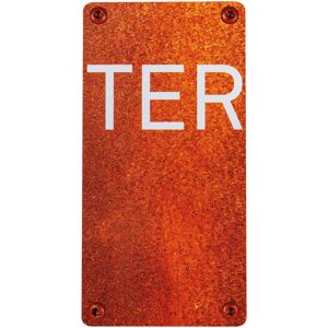 NOVAP Numéro de maison - n°ter - effet acier rouillé - 4391465 - Publicité NOVAP Numéro de maison - n°ter - effet acier rouillé - 4391465 - Publicité