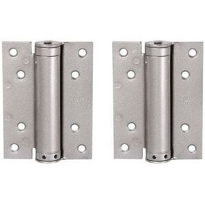 BRICARD Paire de charnières à ressorts double action Paumelles porte 750 mm acier Groom GR106101 N9 - Publicité BRICARD Paire de charnières à ressorts double action Paumelles porte 750 mm acier Groom GR106101 N9 - Publicité