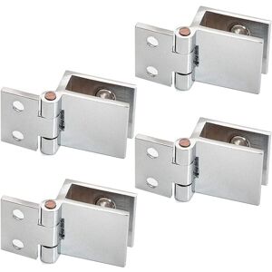 QERSTA Paquet de 4 clips de porte en verre à charnières pour charnières sur les portes en verre des armoires de cuisine - Publicité QERSTA Paquet de 4 clips de porte en verre à charnières pour charnières sur les portes en verre des armoires de cuisine - Publicité