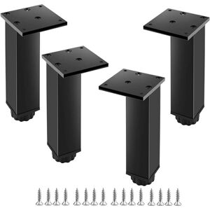 ANGEL CERDA Pieds de meubles réglables en aluminium, lot de 4, pour meubles, canapés et tables, noir, 30 cm (plage de réglage 300-318 mm) - Publicité ANGEL CERDA Pieds de meubles réglables en aluminium, lot de 4, pour meubles, canapés et tables, noir, 30 cm (plage de réglage 300-318 mm) - Publicité