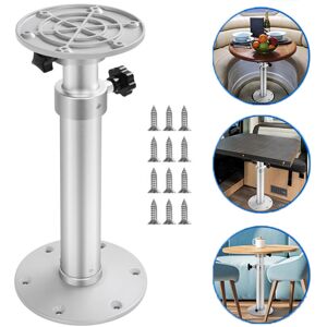 XIIW Pieds De Table Pour Camping-car - Réglable En Hauteur 460mm À 700mm - Avec Vis - Publicité XIIW Pieds De Table Pour Camping-car - Réglable En Hauteur 460mm À 700mm - Avec Vis - Publicité