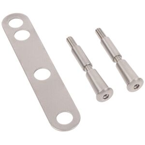 Locinox - Plaque De Guidage Pour Pênes Traversant De Serrure En Applique - Pourprofils 40 À 60mm - Publicité Locinox - Plaque De Guidage Pour Pênes Traversant De Serrure En Applique - Pourprofils 40 À 60mm - Publicité