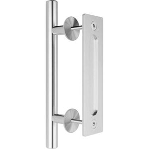 Tuserxln - Poignée De Porte Coulissante Double Face En Acier Inoxydable Invisible Pour Porte Coulissante En Bois 12 Inches - Publicité Tuserxln - Poignée De Porte Coulissante Double Face En Acier Inoxydable Invisible Pour Porte Coulissante En Bois 12 Inches - Publicité