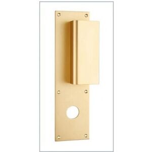Poignée de porte palière aileron BASTILLE - ASSA ABLOY BEZAULT Champagne Champagne A visser Trou de 34 mm - Publicité Poignée de porte palière aileron BASTILLE - ASSA ABLOY BEZAULT Champagne Champagne A visser Trou de 34 mm - Publicité