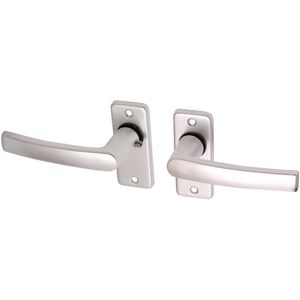 Wovar - Poignée de porte sur rosace aluminium modèle bloc rectangulaire - - Publicité Wovar - Poignée de porte sur rosace aluminium modèle bloc rectangulaire - - Publicité