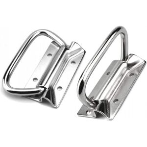 ANGEL CERDA Poignées en acier inoxydable pour balconnets de porte de levage de boîte à outils (paquet de 2, argent) - Publicité ANGEL CERDA Poignées en acier inoxydable pour balconnets de porte de levage de boîte à outils (paquet de 2, argent) - Publicité