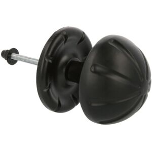 AMIG Bouton de porte d´entrée 16 Ø75 mm Plaque d'acier, Poignée zamak Noir - Publicité AMIG Bouton de porte d´entrée 16 Ø75 mm Plaque d'acier, Poignée zamak Noir - Publicité